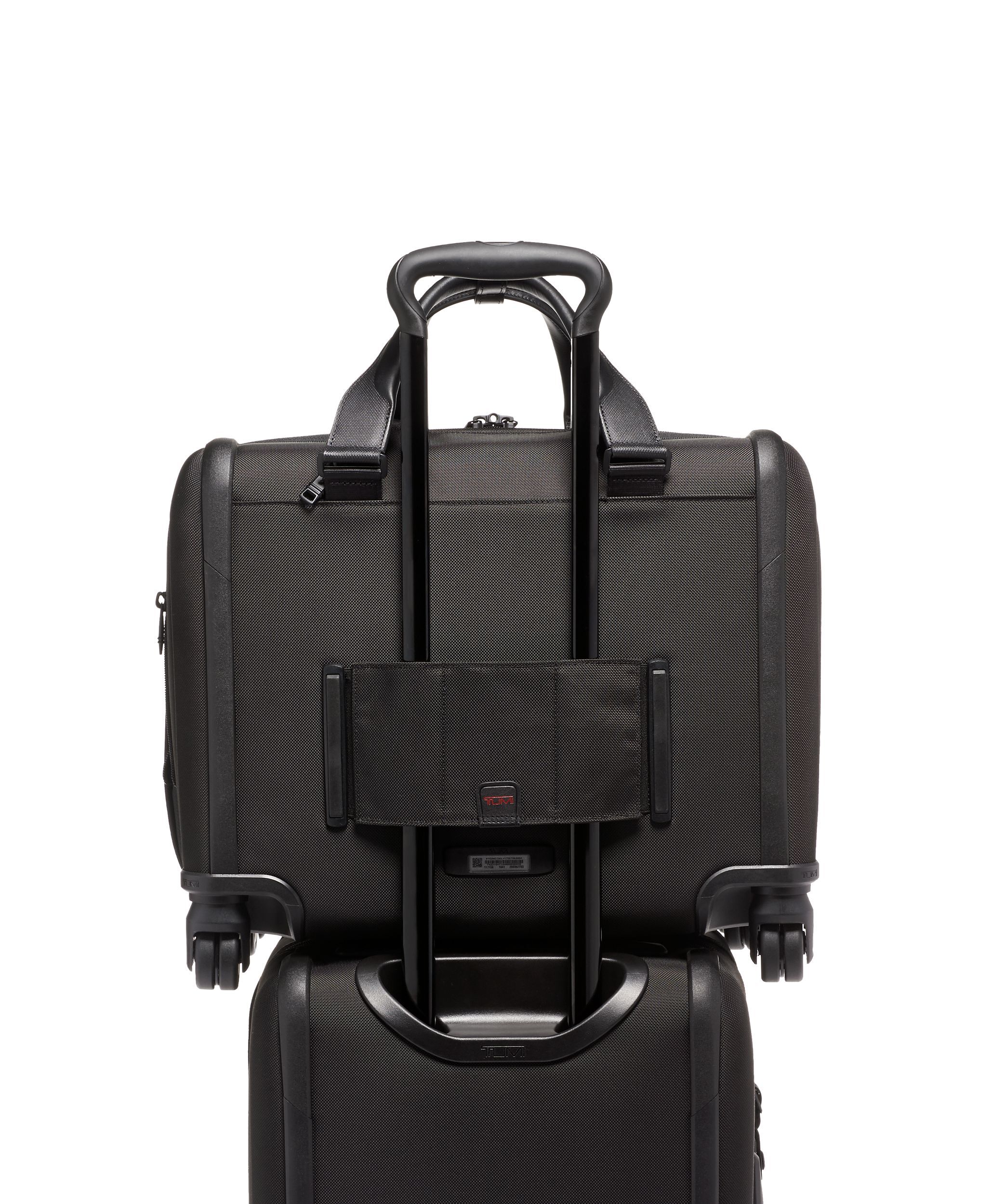 Deluxe 4 Wheeled Laptop Case Brief BLACK Original | TUMI Indonesia