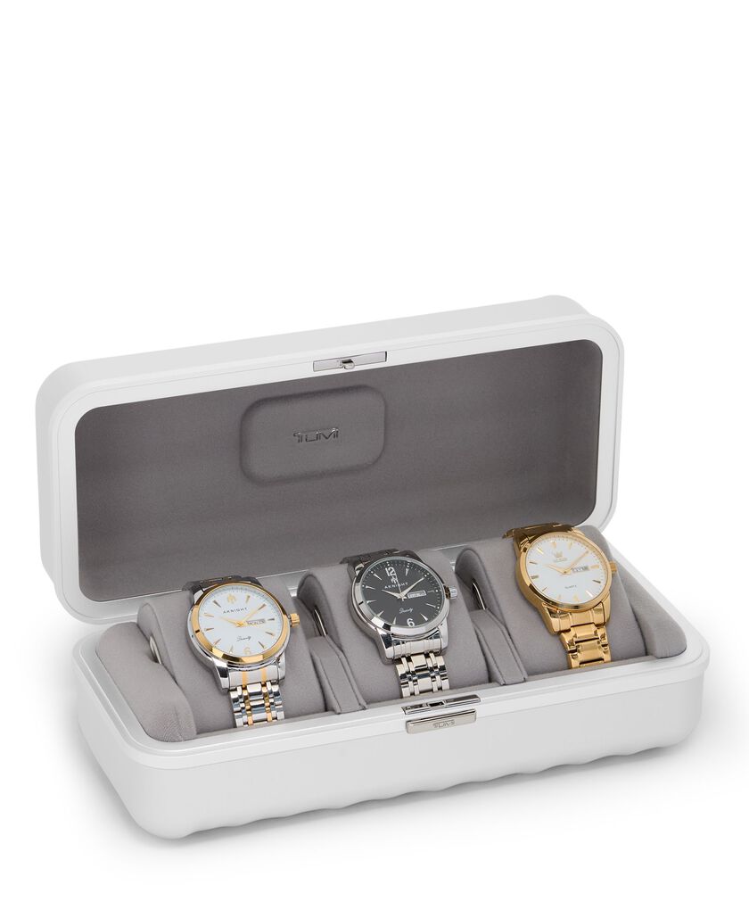 19 DEGREE ALUMINUM WATCH TRAVEL CASE  hi-res | TUMI