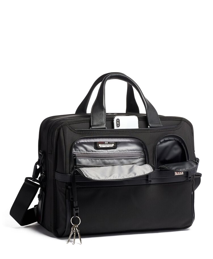 Tumi TUMI ALPHA EXP ORG LAPTOP BRIEF  hi-res | TUMI