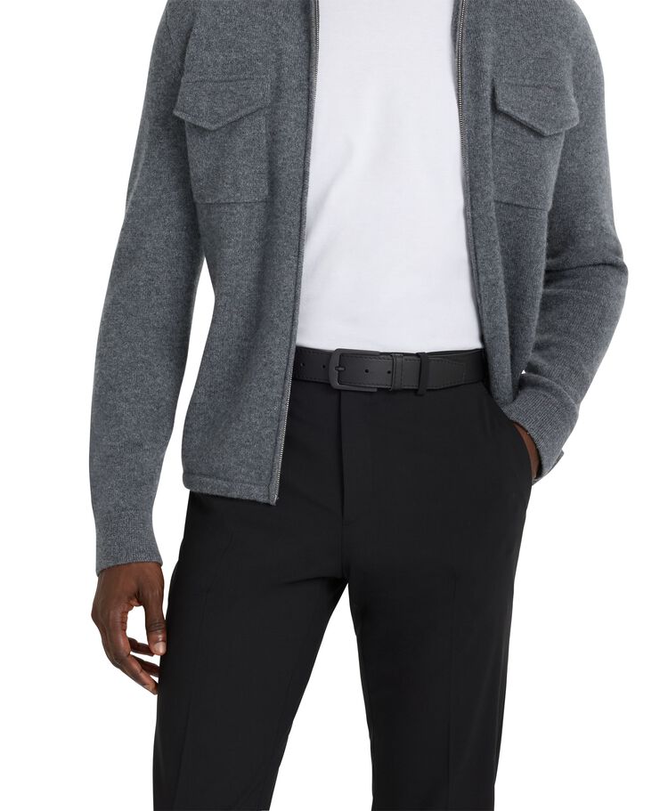 TUMI BELTS Rounded Rectangle Leather Belt 35mm  hi-res | TUMI