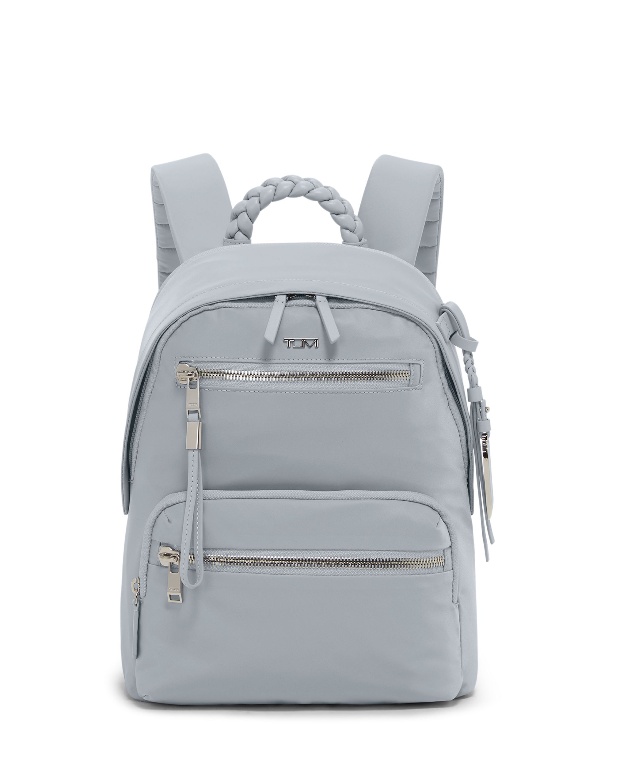 Grey backpack womens top