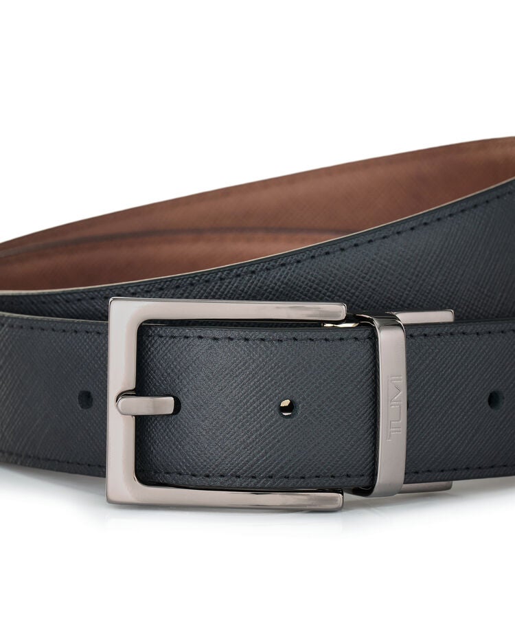 TUMI BELTS Rectangle Reversible Saffiano Leather Belt 35mm  hi-res | TUMI