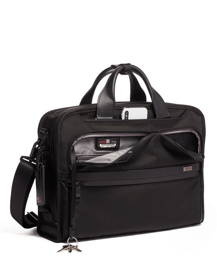 Tumi TUMI ALPHA SLIM THREE WAY BRIEF  hi-res | TUMI