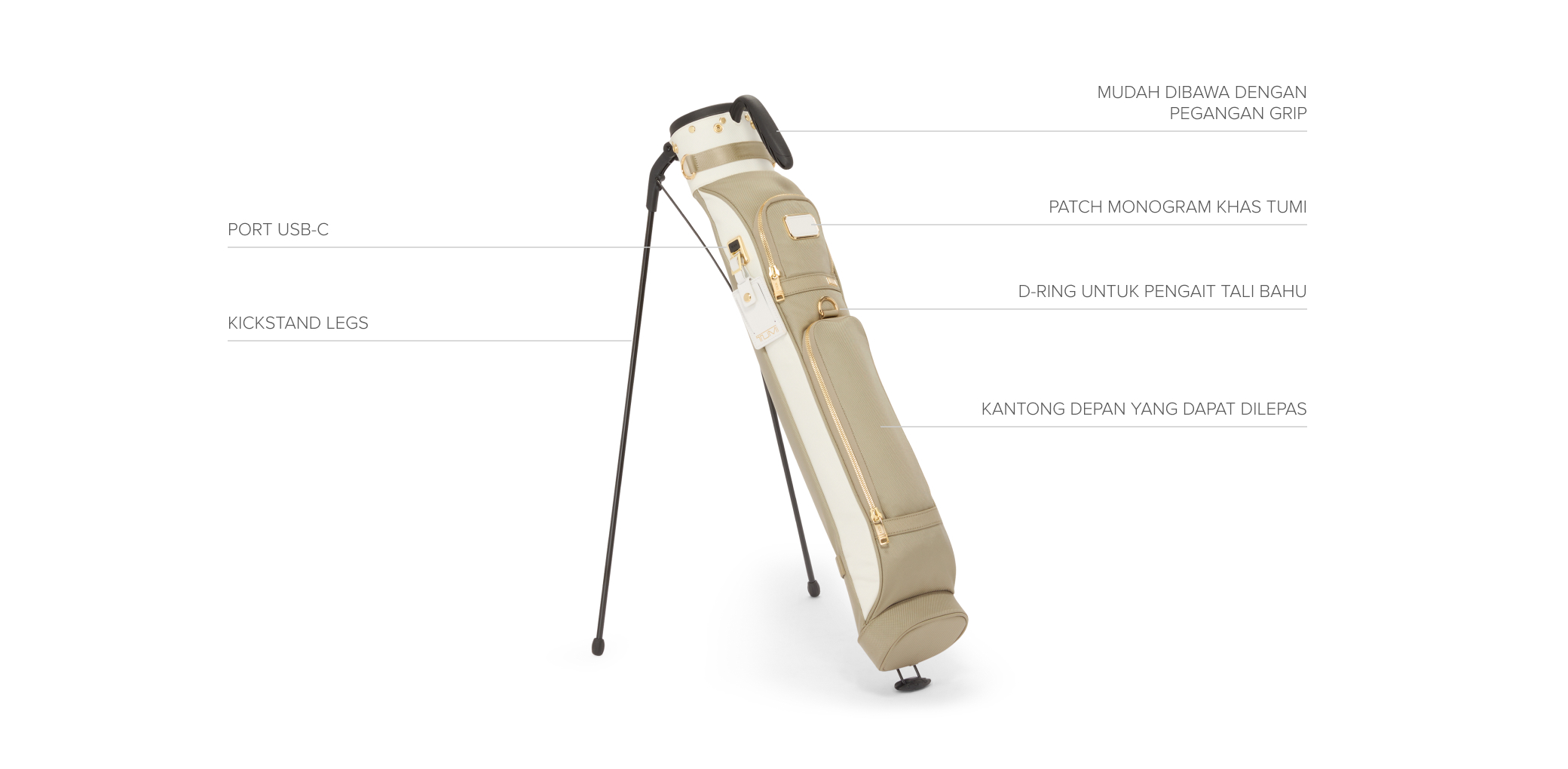 Golf Cart Bag Features